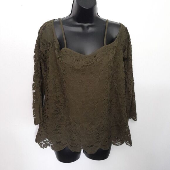 Soho New York & Company lace blouse - Picture 1 of 5